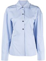 Alexander Wang chemise à empiècements imprimés - Bleu