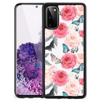 Samsung Galaxy S20 Skin Case Butterfly Roses