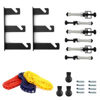 Caruba Ophangsysteem voor 3 rollen wand/muur montage Caruba Ophangsysteem voor 3 rollen wand/muur montage