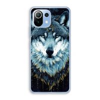 Darkness Wolf: Xiaomi Mi 11 Lite Transparant Hoesje