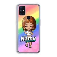 Chibi Maker vrouw: OnePlus Nord N10 5G Transparant Hoesje