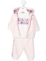 Marc Jacobs Kids survêtement trois pièces à logo imprimé - Rose - thumbnail