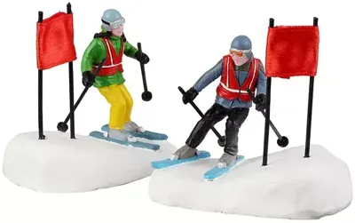 Lemax slalom stars s/2 kerstdorp figuur type 4 Vail Village 2022