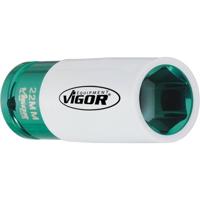 Vigor V2475 Dop (zeskant) Kracht-dopsleutelinzet 22 mm 1/2 (12.5 mm)