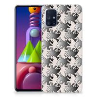 Samsung Galaxy M51 | TPU Hoesje | Salamander Grey