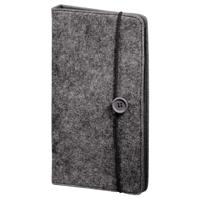 Hama vilt cd/dvd wallet 48 grijs Hama vilt cd/dvd wallet 48 grijs