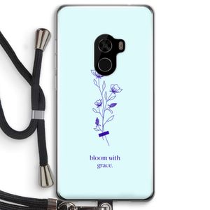 Bloom with grace: Xiaomi Mi Mix 2 Transparant Hoesje met koord