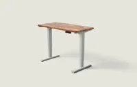 Desktronic HomePro bureau Grijs / Massief Walnoot / 120x60 cm Desktronic HomePro bureau Grijs / Massief Walnoot / 120x60 cm