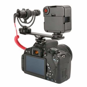 Ulanzi PT-2 Dual Cold Shoe Mount voor camera en telefoonhouder