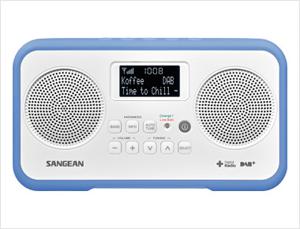 Sangean DPR-77 Radio DAB+, DAB, VHF (FM) Toetsvergrendeling Blauw