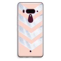 Marmeren pijlen: HTC U12+ Transparant Hoesje