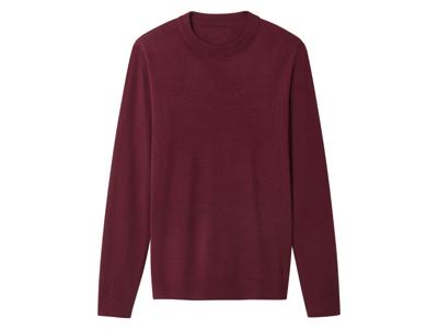 esmara Men Fijngebreide heren trui (Rood, XL)