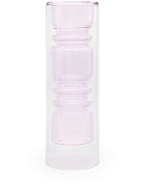 Ichendorf Milano vase Rings en verre - Rose