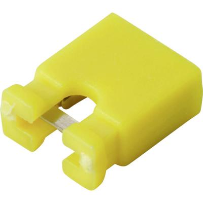 TRU COMPONENTS TC-13537840 Kortsluitingsbrug Rastermaat: 2.54 mm Aantal polen per rij:2 Inhoud: 1 stuk(s)