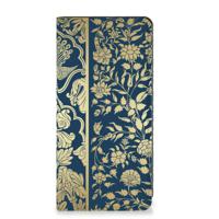 Samsung Galaxy A05 Smart Cover Beige Flowers - thumbnail