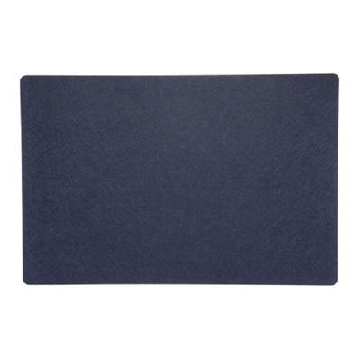 Rechthoekige placemat - vilt - donkerblauw - 30 x 45 cm - met ronde hoeken - tafeldecoratie Rechthoekige placemat - vilt - donkerblauw - 30 x 45 cm - met ronde hoeken - tafeldecoratie