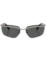 Swarovski lunettes de soleil à monture rectangulaire - Gris