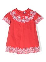 Tartine Et Chocolat robe en coton à broderies - Rouge - thumbnail