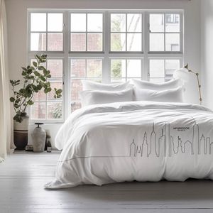 Dekbedovertrek McGregor - Lits-Jumeaux (240x220 cm) - Wit Polycotton - Dessin: - McGregor - Dekbed-Discounter.nl