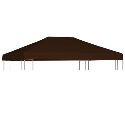 Prieeldak 310 g/m² 3x4 m bruin