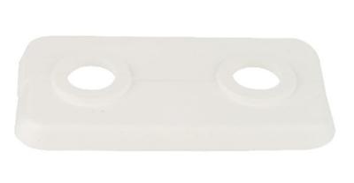 Kirchhoff PP radiator dubbele afdekplaat, wit, 15 x 10 mm, voor 1/4" - 988236555
