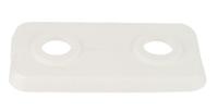 Kirchhoff PP radiator dubbele afdekplaat, wit, 15 x 10 mm, voor 1/4" - 988236555