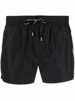 Dolce & Gabbana short de bain à logo imprimé - Noir