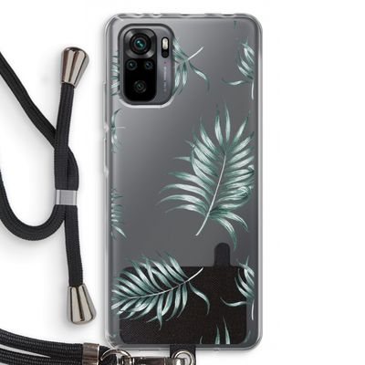 Simple leaves: Xiaomi Redmi Note 10 Pro Transparant Hoesje met koord
