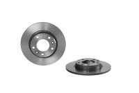 Remschijf COATED DISC LINE BREMBO, Remschijftype: Massief, u.a. für Peugeot