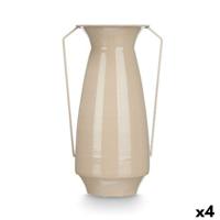 Vaas Gift Decor Bruin Ijzer Kegelvormig 25,5 x 41,5 x 18,5 cm (4 Stuks)
