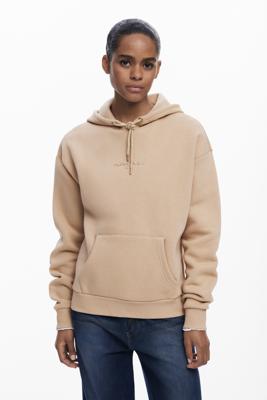 Basis sweatshirt met logo - ORANGE - XL