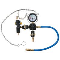 KS Tools 150.1960 Vacuümvulunit voor koelsysteem, manometer tot 76 cm.