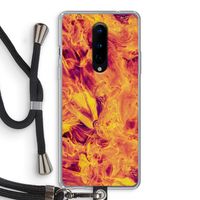 Eternal Fire: OnePlus 8 Transparant Hoesje met koord