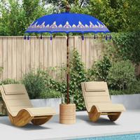 VidaXL Balinese parasol blauw 185 x 185 x 260 cm