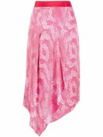 ISABEL MARANT jupe asymétrique à imprimé Vaiami - Rose