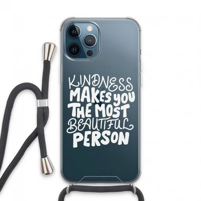 The prettiest: iPhone 13 Pro Max Transparant Hoesje met koord