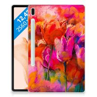 Tablethoes Samsung Galaxy Tab S7FE Tulips - thumbnail