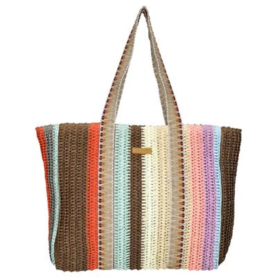 Enrico Benetti Rieten Strandtas Marbella Multicolor 2