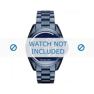 Horlogeband Michael Kors MKT5006 Staal Blauw 22mm