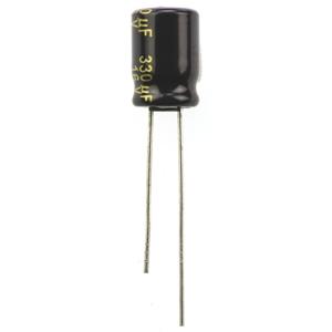 Panasonic Elektrolytische condensator Radiaal bedraad 3.5 mm 330 µF 16 V 20 % (Ø) 8 mm 1 stuk(s)