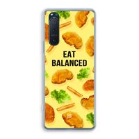Eat Balanced: Sony Xperia 5 II Transparant Hoesje