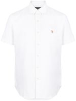 Polo Ralph Lauren chemise à motif Polo Pony brodé - Blanc