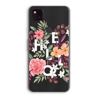 Hello in flowers: Google Pixel 4a 5G Transparant Hoesje