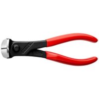 Knipex Voorsnijtang zwart geatramenteerd met kunststof bekleed 160 mm - 6801160 - thumbnail