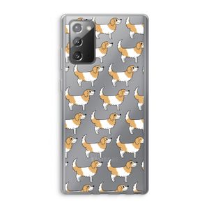 Doggy: Samsung Galaxy Note 20 / Note 20 5G Transparant Hoesje