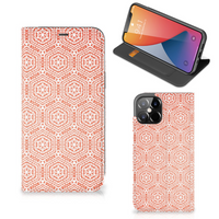 iPhone 12 Pro Max Hoesje met Magneet Pattern Orange