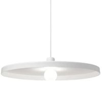 TossB - Disk hanging Hanglamp Wit / Wit