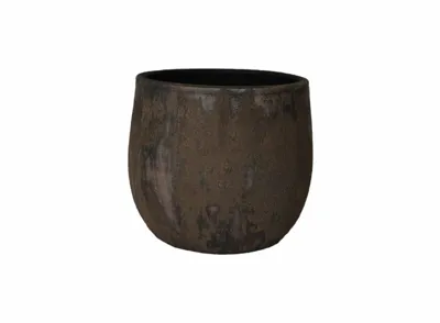 Pot avion d16h14cm bruin