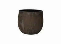 Pot avion d16h14cm bruin