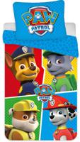 PAW Patrol Dekbedovertrek Squares 140 x 200 cm - 70 x 90 cm - Polyester - thumbnail